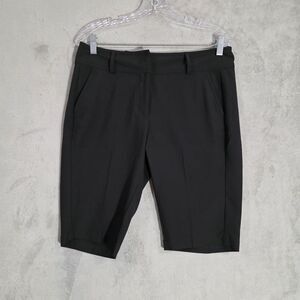 Tommy Armour Dri - Logic Black Bermuda Shorts Sz 8 Golf Tennis